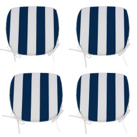 Outdoor Chair Cushions Seat Cushions with Straps, Patio Chair Pads for Patio Furniture Garden Home Office Decoration Set of 4