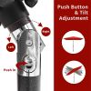 6.5FT √ó 10FT Patio Umbrella Outdoor Red Uv Protection