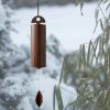 Outdoor Wind Chimes Heroic Windbell Antique Wind Bell, Deep Resonance Serenity Bell, Metal Cylinder Wind Chimes - 3PCS