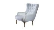 Lust Modern Style Chair in Off White
