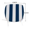 Outdoor Chair Cushions Seat Cushions with Straps, Patio Chair Pads for Patio Furniture Garden Home Office Decoration Set of 4
