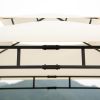 Umbrellas & Shades 12Ft.Lx4.3Ft.W Iron Double Tiered Backyard Patio BBQ Grill Gazebo with Bar Counters, Steel Double Tiered Gazebo