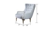 Lust Modern Style Chair in Off White