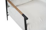 Leisure chair lounge chair velvet White color