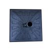 8.8 feet Outdoor Aluminum Patio Umbrella; Patio Umbrella; Market Umbrella with 42 Pound Square Resin Umbrella Base; Push Button Tilt and Crank lift; N