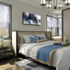 Abstract Wall Art Blue Landscape Stripe Canvas Wall Art Abstract Watercolor Canvas Painting Prints Contemporary Artworks Wall Pictures for Living Room