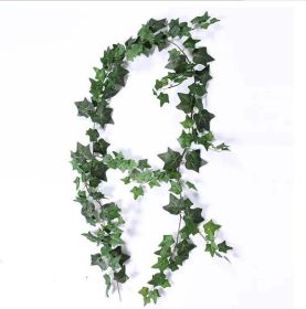 Simulation Ivy Air Conditioning Heating Pipe Hiding Green Vine (Color: green)