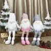 Pink White Gray Christmas Elf Cute Faceless Doll Santa Claus Ornament Xmas Gifts Pendants Navidad Merry Christms Decor For Home
