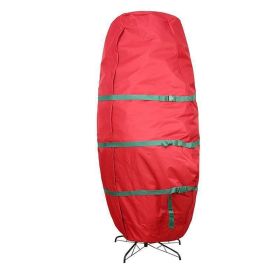 Furniture Cover Christmas Tree Dust Cover Waterproof Oxford Storage Bag Christmas Tree Buggy Bag (Option: Red-89X190cm)