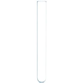 Chemical Laboratory High Temperature Resistant Borosilicate Glass Flat Round Bottom Test Tube (Option: 20mmx100mm)